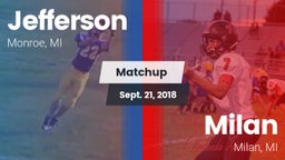 Matchup: Jefferson vs. Milan  2018