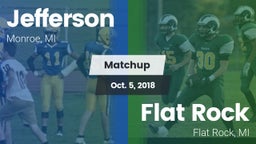 Matchup: Jefferson vs. Flat Rock  2018