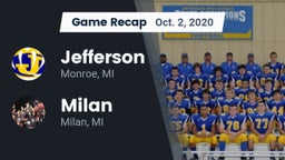 Recap: Jefferson  vs. Milan  2020