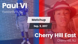 Matchup: Paul VI  vs. Cherry Hill East  2017