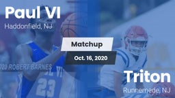 Matchup: Paul VI  vs. Triton  2020