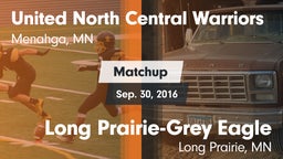 Matchup: United North Central vs. Long Prairie-Grey Eagle  2016