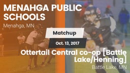 Matchup: MENAHGA PUBLIC vs. Ottertail Central co-op [Battle Lake/Henning]  2017