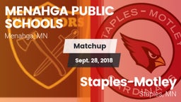 Matchup: MENAHGA PUBLIC vs. Staples-Motley  2018