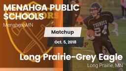 Matchup: MENAHGA PUBLIC vs. Long Prairie-Grey Eagle  2018