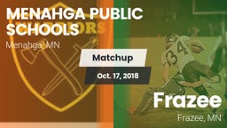 Matchup: MENAHGA PUBLIC vs. Frazee  2018