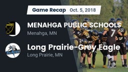Recap: MENAHGA PUBLIC SCHOOLS vs. Long Prairie-Grey Eagle  2018
