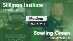 Matchup: Silliman Institute vs. Bowling Green  2016