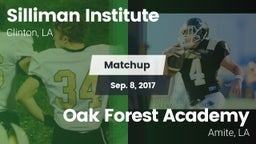 Matchup: Silliman Institute vs. Oak Forest Academy  2017