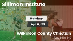 Matchup: Silliman Institute vs. Wilkinson County Christian  2017