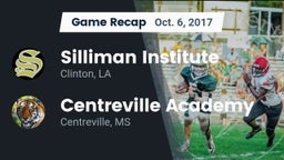 Recap: Silliman Institute  vs. Centreville Academy  2017