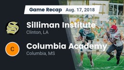 Recap: Silliman Institute  vs. Columbia Academy  2018