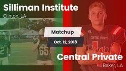 Matchup: Silliman Institute vs. Central Private  2018