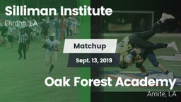 Matchup: Silliman Institute vs. Oak Forest Academy  2019