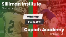 Matchup: Silliman Institute vs. Copiah Academy  2019