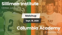 Matchup: Silliman Institute vs. Columbia Academy  2020