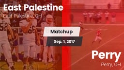 Matchup: East Palestine vs. Perry  2017