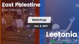 Matchup: East Palestine vs. Leetonia  2017
