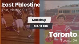 Matchup: East Palestine vs. Toronto 2017