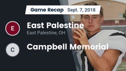Recap: East Palestine  vs. Campbell Memorial 2018