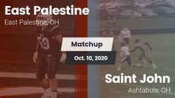 Matchup: East Palestine vs. Saint John  2020