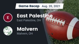 Recap: East Palestine  vs. Malvern  2021