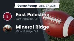 Recap: East Palestine  vs. Mineral Ridge  2021