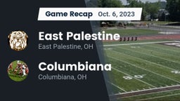 Recap: East Palestine  vs. Columbiana  2023