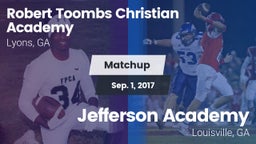 Matchup: Robert Toombs  vs. Jefferson Academy  2017