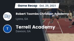 Recap: Robert Toombs Christian Academy  vs. Terrell Academy  2021