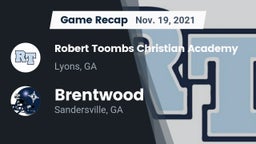 Recap: Robert Toombs Christian Academy  vs. Brentwood  2021