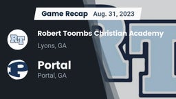 Recap: Robert Toombs Christian Academy  vs. Portal  2023