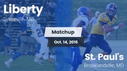 Matchup: Liberty  vs. St. Paul's  2016