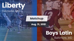 Matchup: Liberty  vs. Boys Latin  2018