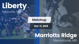 Matchup: Liberty  vs. Marriotts Ridge  2019