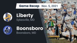 Recap: Liberty  vs. Boonsboro  2021