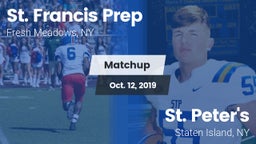Matchup: St. Francis Prep vs. St. Peter's  2019