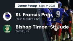 Recap: St. Francis Prep  vs. Bishop Timon-St. Jude  2023
