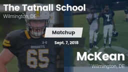 Matchup: Tatnall vs. McKean  2018