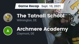 Recap: The Tatnall School vs. Archmere Academy  2021