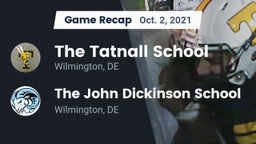 Recap: The Tatnall School vs. The John Dickinson School 2021