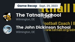 Recap: The Tatnall School vs. The John Dickinson School 2023