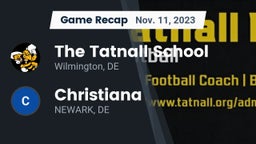 Recap: The Tatnall School vs. Christiana  2023