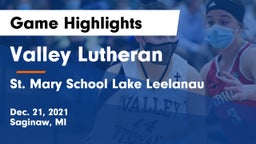 Valley Lutheran  vs St. Mary School Lake Leelanau Game Highlights - Dec. 21, 2021