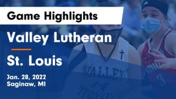 Valley Lutheran  vs St. Louis  Game Highlights - Jan. 28, 2022