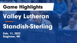 Valley Lutheran  vs Standish-Sterling  Game Highlights - Feb. 11, 2022