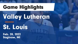 Valley Lutheran  vs St. Louis Game Highlights - Feb. 28, 2022
