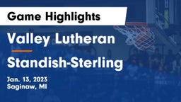 Valley Lutheran  vs Standish-Sterling  Game Highlights - Jan. 13, 2023