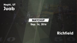 Matchup: Juab vs. Richfield  2016