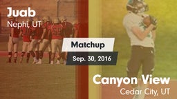 Matchup: Juab vs. Canyon View  2016
